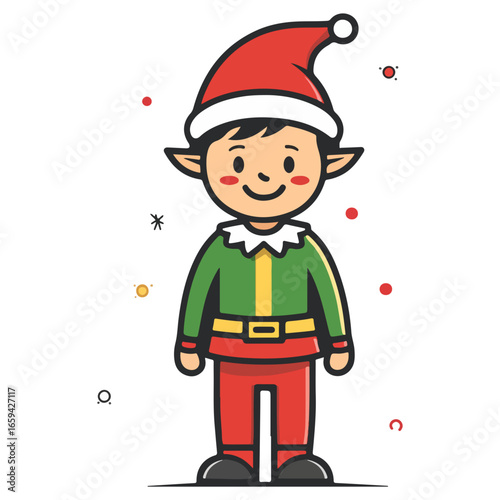 christmas elf, elf, christmas, festival, vector, transparent background, xmas, isolated, december, season, celebration, icon, leprechaun