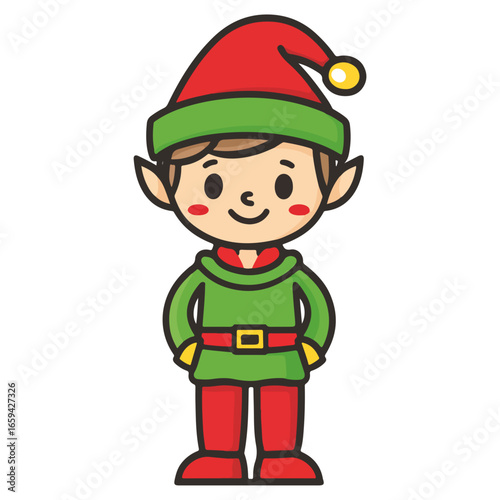christmas elf, elf, christmas, festival, vector, transparent background, xmas, isolated, december, season, celebration, icon, leprechaun