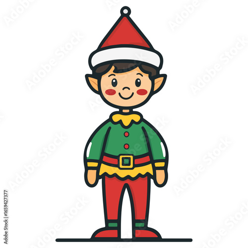christmas elf, elf, christmas, festival, vector, transparent background, xmas, isolated, december, season, celebration, icon, leprechaun