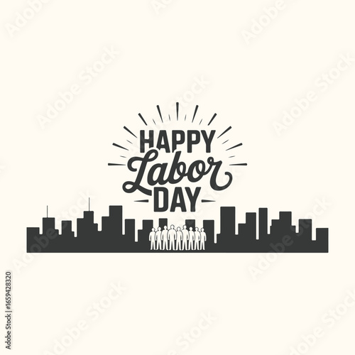 New York City skyline silhouette, a vector illustration of the urban cityscape, buildings, and skyscrapers