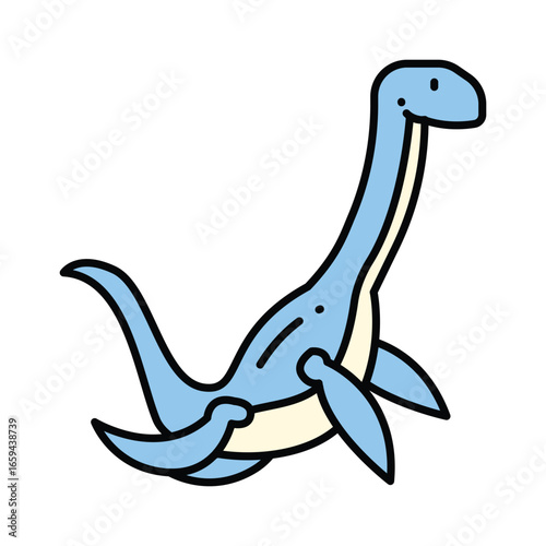 Cute Dinosaur Vector Icons Collection Illustration