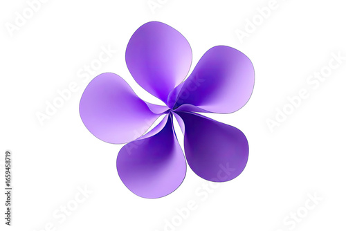Purple flower, abstract design, soft petals