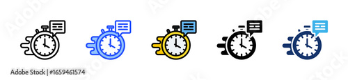 Quick Response Icon Collection With Multiple Styles
