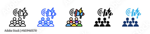 Situation Awareness Icon Collection With Multiple Styles