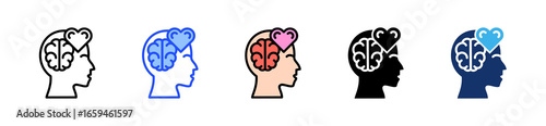 Dynamic Mind Icon Collection With Multiple Styles