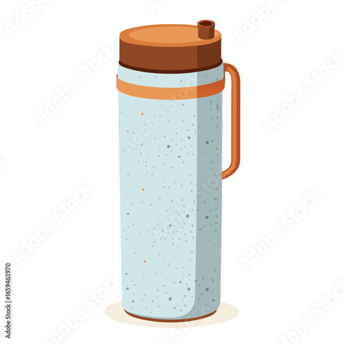 Tall insulated water bottle with handle insulated bottle