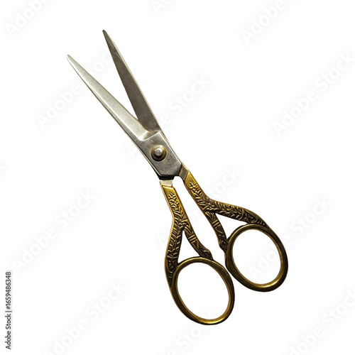 Vintage Floral Scissors