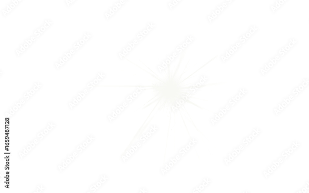 Fototapeta premium Light effect burst with white rays on dark background