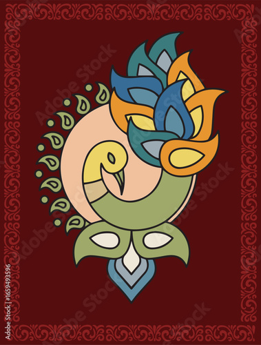 alpona design, rangoli designs, mandala design art, Bengali traditional folk art of Rickshaw Painting showcases motifs mandalas and Indian art, Rickshaw Art designs, Mandala peacock design 