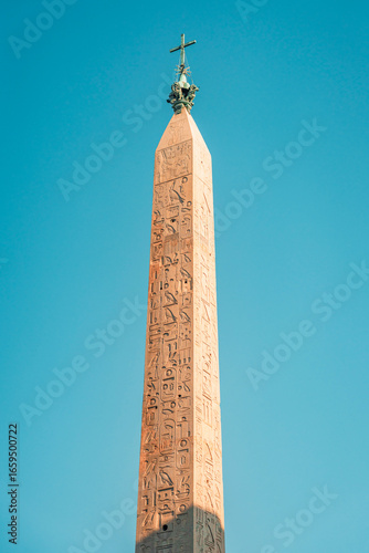 Photography Lateran Obelisk monument at Piazza San Giovanni in Laterano Rome Italy