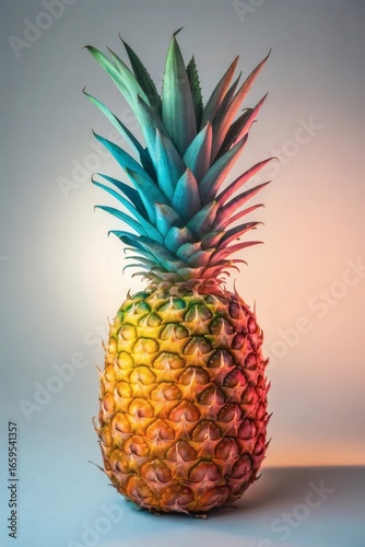 pineapple on the water, cinematic pineapple, pineapple, fruit