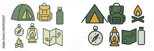 Camping gear and essentials for outdoor adventures and exploration