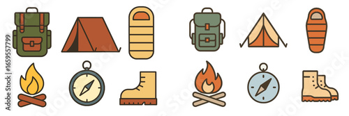Exploring nature with camping gear and outdoor essentials
