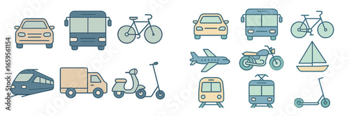 Transport options for urban travel and leisure activities