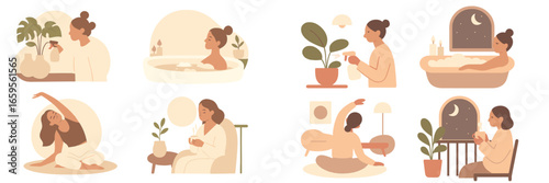 Relaxation routines for wellness and self-care throughout the day