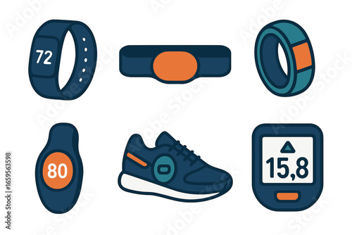Fitness tracking devices and accessories for active lifestyles