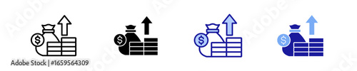 Benefits  Icon Set Multiple Style Collection
