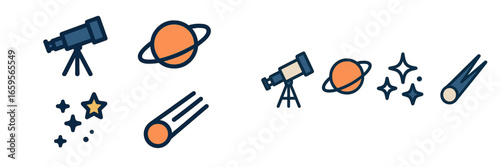 Exploring the universe with telescopes and celestial bodies