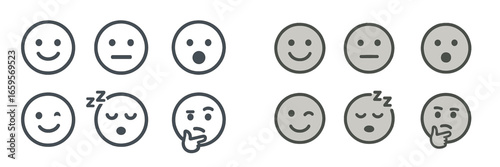 Emotional expressions in vector illustration for diverse communication