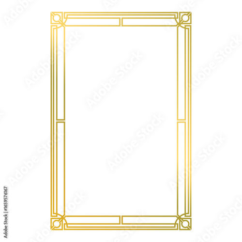 gold border frame.eps