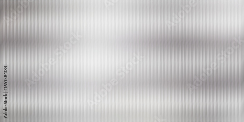 Vector ribbed glass texture in white and grey with mesh gradient. Acrylic ribbed bath surface and reeded glass effect create a semi-transparent overlay, perfect for modern bath wall or window design.
