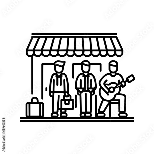 Discover the unexpected twist when these musicians gathered outside the shop you won't believe it 100