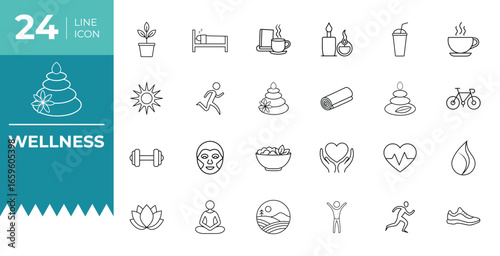 Wellness Icon Vector Design
