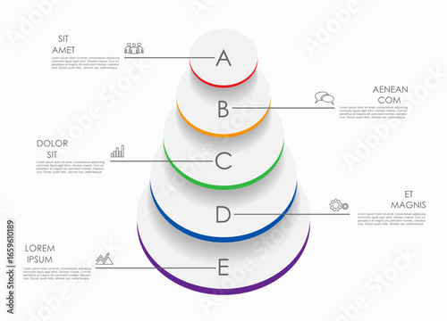 Infographic design template with place for your data. Vector illustration.