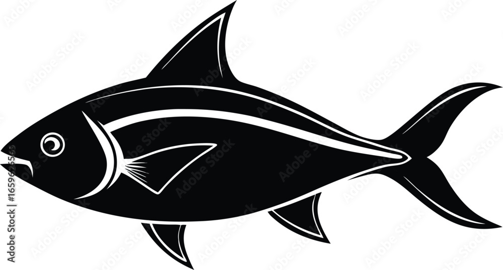 Obraz premium fish vector illustration