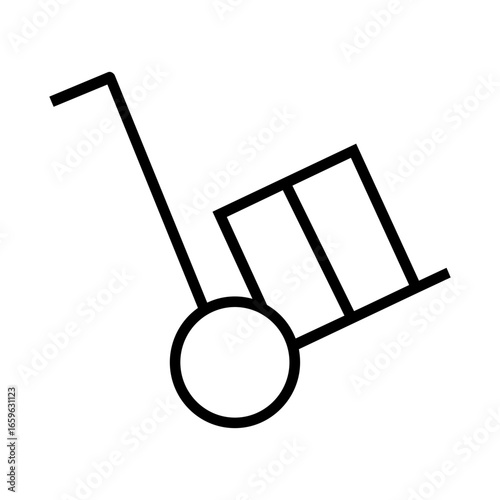 Warehouse icon vector. storage illustration sign. store symbol. storehouse logo. depot web icon.