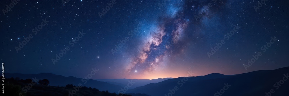 Fototapeta premium Bright Auriga constellation dominates dark night sky , universe, sky, celestial sphere