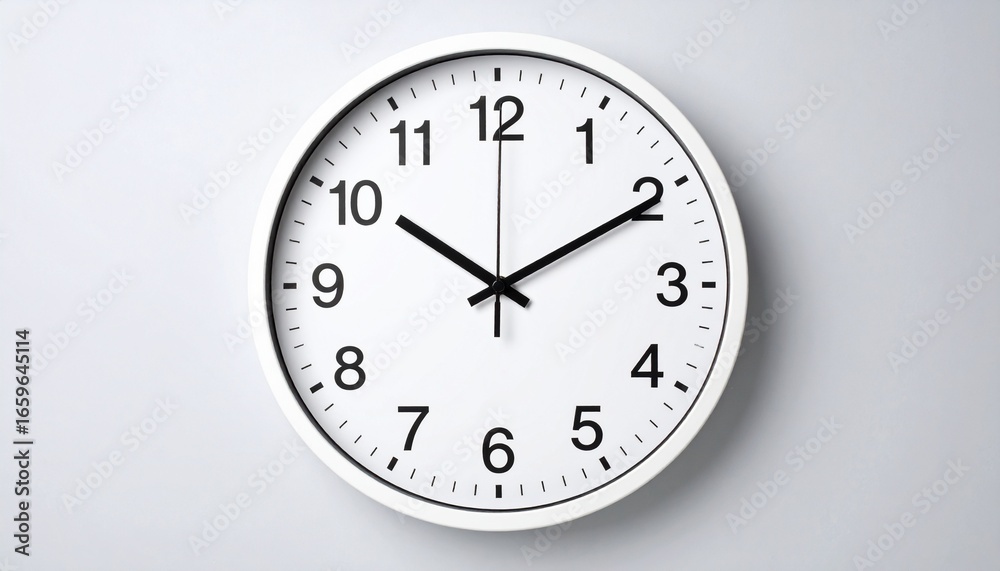 wall clock isolated on white wall clock isolated on white