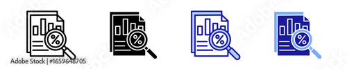 Predictive  Icon Set Multiple Style Collection
