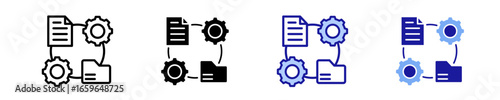 Data Analysis  Icon Set Multiple Style Collection
