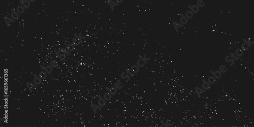 Starry night sky.  3D photo of galaxy space background. Vector graphics