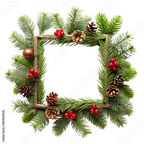Christmas frame decoration