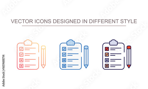 Language Test icon design with white background stock illustration