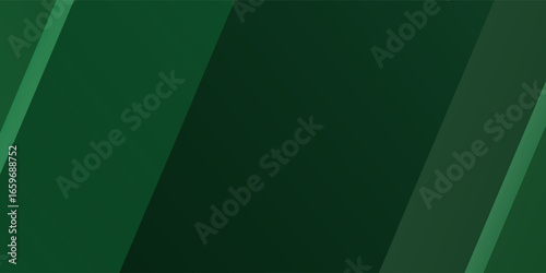 Diagonally divided abstract dark green background. Simple for wallpaper, backdrop, layer