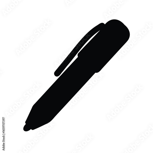 Black marker illustration on white background for artistic and creative purposes