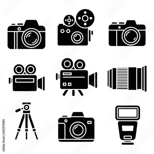 set of cameras vector
