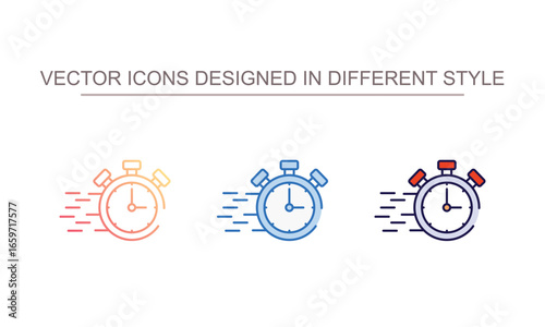 Quick Response icon design with white background stock illustration