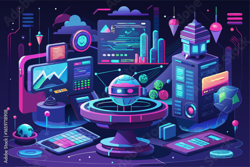 computer network concept
