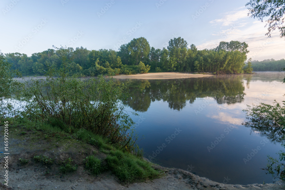 Obraz premium lake in the forest