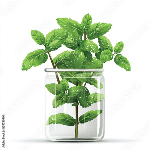 a mint plant 