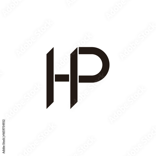 Letter Hp knife geometric symbol simple logo vector Free Download Letter Hp knife geometric symbol simple logo vector - GFXLoad