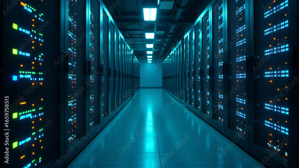 Fototapeta premium Scalable Cloud Infrastructure