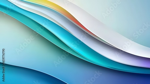 Elegant Wavy Background with Soft Color Gradients for Modern Design and Creative Projects