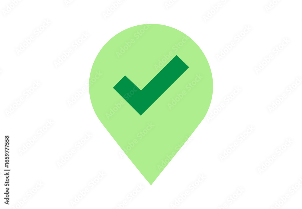 Location reached check mark map pin PNG transparent icon for GPS, navigation and destination tracking Location reached check mark map pin PNG transparent icon for GPS, navigation and destination tracking