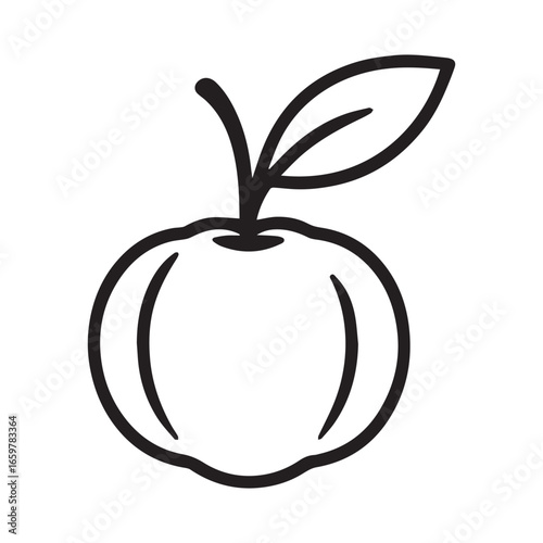 Juicy Acerola – Flat Vector Icon