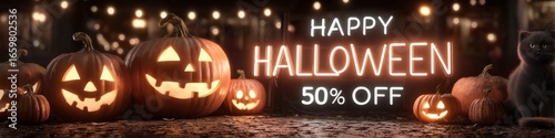 Halloween sale: pumpkins and discounts!